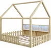Letto per bambini Merax 140x190 cm, con sponde, striscia Anteprima dell’immagine prodotto 10