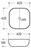 Doppelwaschtisch 120.8cm Adriel mit 4 Schubladen, Produktbild-Vorschau 9