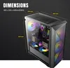 ANTEC AX67 ARGB PC Gehäuse Midi Tower Gaming ATX, schwarz Produktbild-Vorschau 4