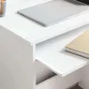 vidaXL Scrivania con ripiano Bianco 106 x 41 x 88,5 cm Anteprima dell’immagine prodotto 4