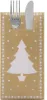 Sovie HOME Weihnachtsbesteckserviette White Tree in Gold Produktbild-Vorschau 1