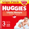 Huggies Windeln Little Movers Baby Größe 3 Monatsbox 168 Produktbild-Vorschau 1