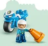 LEGO DUPLO Blaues Polizeimotorrad - Lernspielzeug zur Produktbild-Vorschau 6