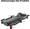 Wiltec Kfz Montageliege 90x40x9cm bis 90 kg aus Kunststoff, Produktbild-Vorschau 3