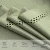 Tovaglia in poliestere, effetto lino, verde, rettangolare, Anteprima dell’immagine prodotto 6
