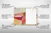 Kunst - orangefarbene Glasmalerei – Leinwandbild Wandbild – Produktbild-Vorschau 6
