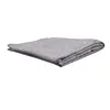 A folded gray blanket is shown against a white background. Produktbild-Vorschau