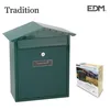 Schránka na dopisy EDM Tradition ocelově zelená (26 x 9 x Náhled obrázku produktu 2
