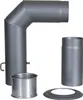 Kit de prolongateur pour conduit de cheminée, gris fonte, Voir les images du produit 1