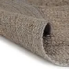 vidaXL Koberec ručně vyráběný z juty kulatý 90 cm šedý Náhled obrázku produktu 1