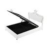 Merax Kinderbett Polsterbett  140x200 cm mit LED und Kronen Produktbild-Vorschau 6
