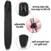 Pferdeschwanz Extensions Schwarz – Clip-In Hairextensions – Produktbild-Vorschau 3