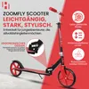 Habib Kickroller mit 205mm XXL Rädern | Klappbar: Rot Produktbild-Vorschau 3