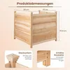 COSTWAY Recinzione da giardino a 3 elementi, recinzione a Anteprima dell’immagine prodotto 3