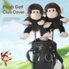 Golfschläger-Kopfbedeckung aus Plüsch, Affe, weiches Produktbild-Vorschau 7