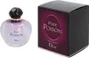 A bottle of Christian Dior Pure Poison perfume and its packaging are displayed side-by-side against a white background. Podgląd zdjęcia produktu