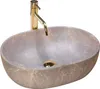 Rea Aufsatzwaschbecken Lara- Nablatowa Oval Beige Produktbild-Vorschau 1