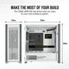 CORSAIR Geh Midi 7000D Airflow (Tempered Glass) White Náhled obrázku produktu 4