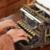 ROKR Dřevěné 3D puzzle LK703B, mechanický psací stroj jako Náhled obrázku produktu 22