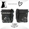 Damen Tasche Umhängetasche, Handtasche aus Canvas & Leder. Produktbild-Vorschau 4