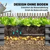 Parterre de jardin Outsunny, bac à fleurs avec structure en Voir les images du produit 6
