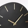 Mica Decorations Brixen Horloge murale - Ø36 cm - Noir Voir les images du produit 2