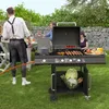 Outsunny Gasgrill 12,2 KW 3+1 Brenner BBQ Grillwagen aus Produktbild-Vorschau 2