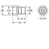 KWC AR Anschlussadapter, für UP-Ventil DN15 Produktbild-Vorschau 2