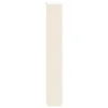 A side view of a tall, narrow, cream-colored cabinet or display case against a white background. Voir les images du produit