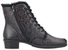 Rieker Damen Stiefelette Schnürboot Blumenmuster Leder Produktbild-Vorschau 7