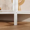 Vitrine mit Beleuchtung 3 Farbe, Glas-Sideboard mit 4 Produktbild-Vorschau 9