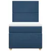Boxspringbett mit Matratze Blau 80x200 cm Stoff Produktbild-Vorschau 6