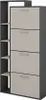 Scarpiera Vicco Orlando Antracite/grigio 80 x 166.1 cm con Anteprima dell’immagine prodotto 1