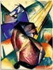 ARTland Leinwandbild Zwei Pferde rot und blau. 1912 Größe: Produktbild-Vorschau 1