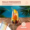 bremermann 6 pailles en verre, longueur 20 cm, Voir les images du produit 3