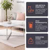 SalesFever Couchtisch quadratisch | Glasplatte foliert in Produktbild-Vorschau 4