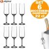 Sada 6 pohárů na šampaňské 22cl Náhled obrázku produktu 14