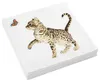 20 Servietten Celine - Katze mit Schmetterling 33x33cm Produktbild-Vorschau 2
