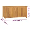 Gartenbox 114x50x58 cm Massivholz Teak Produktbild-Vorschau 11