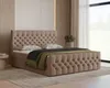 Chesterfield Boxspringbett, Kontinentalbett aus Samt, Produktbild-Vorschau 1
