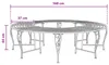 vidaXL Lavica v tvare stromu, 8-miestna, Ø 160 x 44 cm, Náhľad obrázku produktu 4