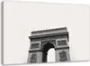 Leinwandbild arc de triomphe 100x70 cm Feeby grau wandbild Produktbild-Vorschau 1