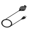 A black USB charging cable with a magnetic dock for a smartwatch, shown against a white background. Produktbild-Vorschau