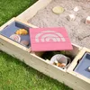 MUDDY BUDDY® Sandkasten "Beach Rebel" natur - puderrosa Produktbild-Vorschau 3