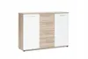 Kommode -  mit 4 Schubladen - 2 Fächer - 120 x 85 x 35 cm Produktbild-Vorschau 1