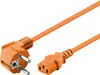 goobay Netzkabel Kaltgerätekabel abgewinkelt orange 2 m Anteprima dell’immagine prodotto 2