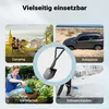 Wiltec Klappspaten 58 x 15 cm aus Stahl, Multifunktion Produktbild-Vorschau 8
