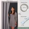 tinycurtains Türvorhang 195x150cm mit Teleskopstange Produktbild-Vorschau 2