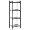 vidaXL Bibliothèque 4 étagères Gris Sonoma 40x30x120 cm Voir les images du produit 1