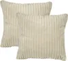 Kopfkissenbezug 2-teilig, 100% Polyester, 40x40 cm, beige Produktbild-Vorschau 1
